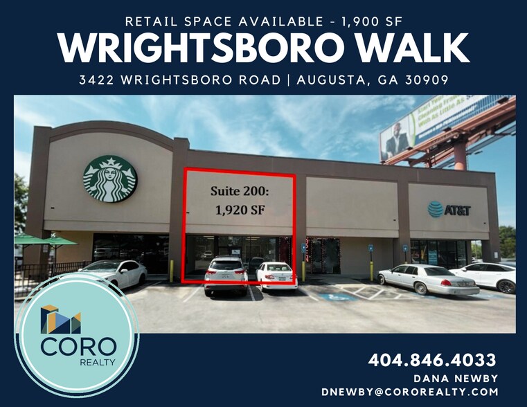 3422 Wrightsboro Rd, Augusta, GA à louer - Photo de l’immeuble – Image 1 sur 1