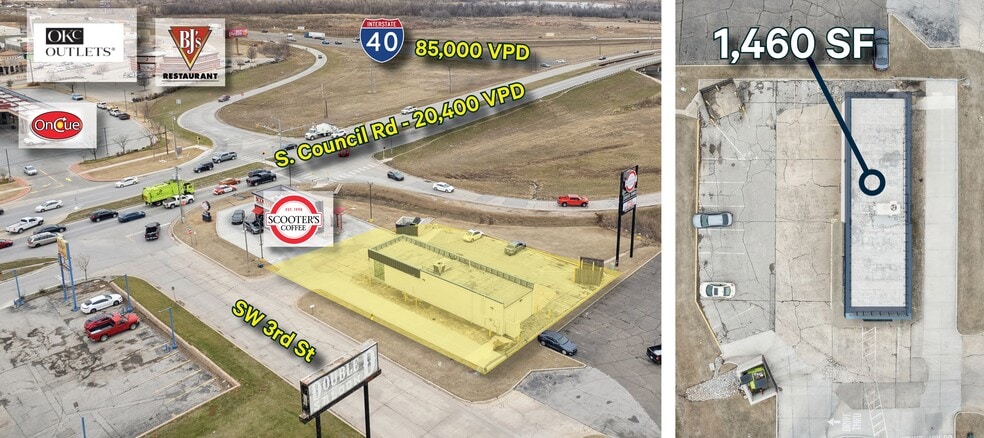 8020 SW 3rd St, Oklahoma City, OK à louer - Aérien – Image 2 sur 3