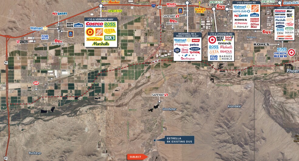 SWC Mountain Vista & Willis Rd, Goodyear, AZ à louer - Aérien – Image 2 sur 3