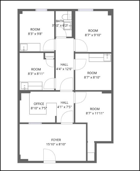 11125 Rockville Pike, Rockville, MD 20852 - Lot 107 - - Plan d’étage - Image 1 of 10