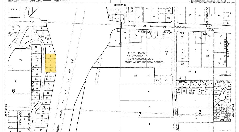 20th Ave W, Lynnwood, WA à vendre - Plan cadastral – Image 2 sur 3