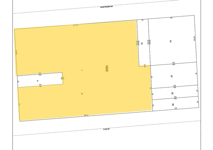 1580 Nostrand Ave, Brooklyn, NY à vendre - Plan cadastral – Image 2 sur 5