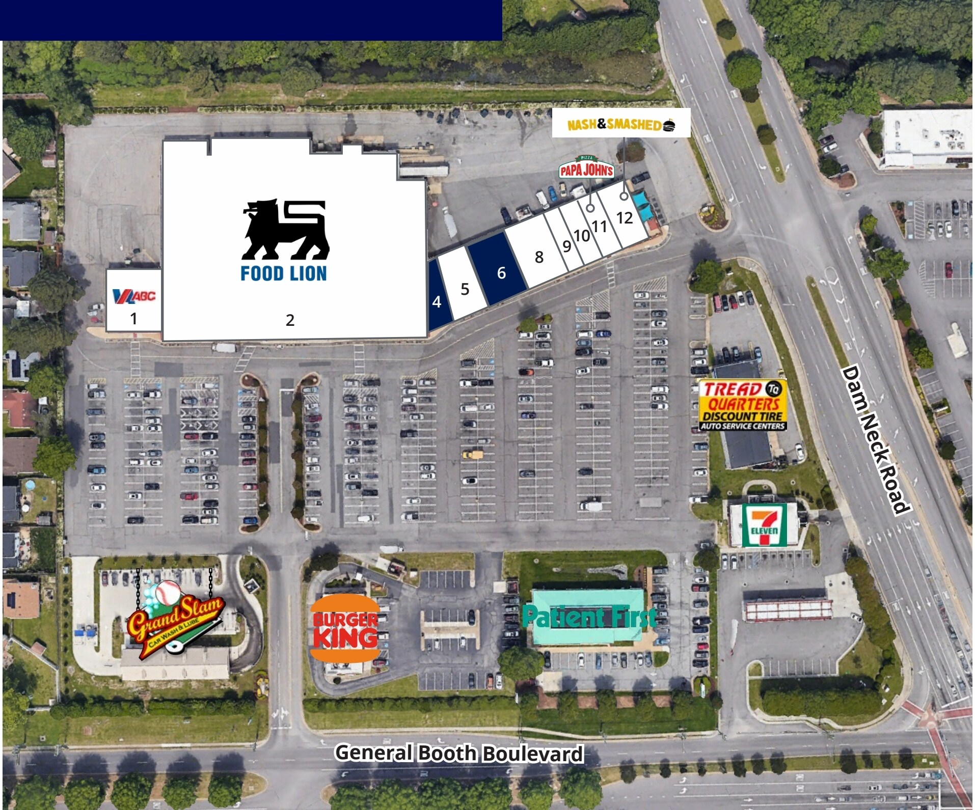 1615 General Booth Blvd, Virginia Beach, VA à louer Plan de site– Image 1 sur 1