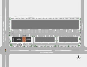 1205 W Carrier Pky, Grand Prairie, TX à louer Plan de site– Image 1 sur 1