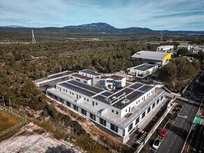 Saint-Clément-de-Rivière - Vue aérienne vue de carte