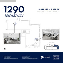 1290 Broadway, Denver, CO à louer Plan d’étage– Image 1 sur 5