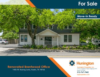 Plus de détails pour 1405 W Koenig Ln, Austin, TX - Bureau à vendre