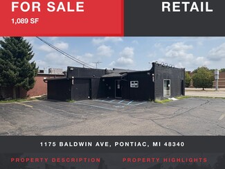 Plus de détails pour 1175 Baldwin Ave, Pontiac, MI - Local commercial à vendre