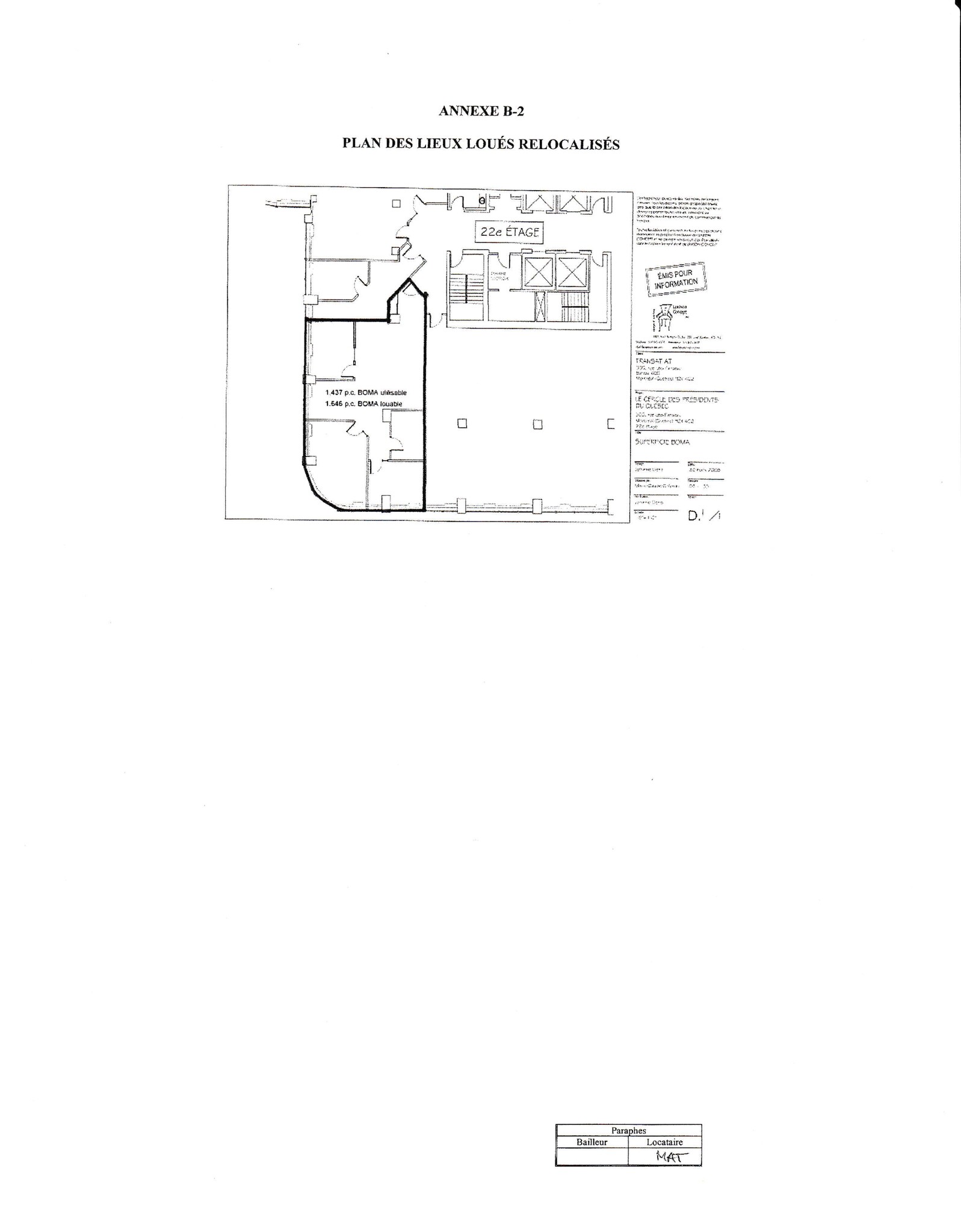 300 Rue Léo-Pariseau, Montréal, QC à louer Plan de site– Image 1 sur 1