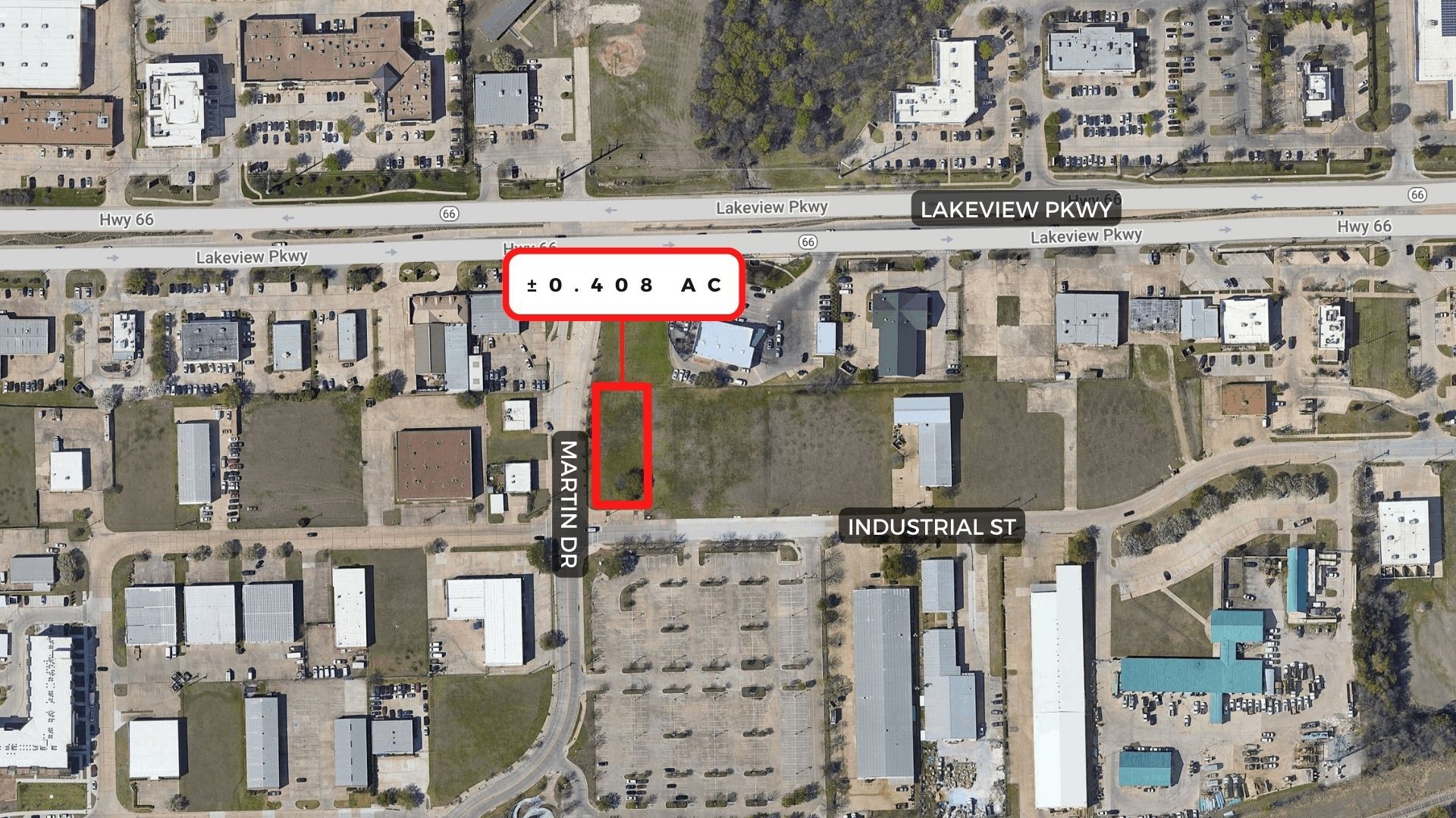 4101 Industrial St, Rowlett, TX à vendre Aérien– Image 1 sur 3