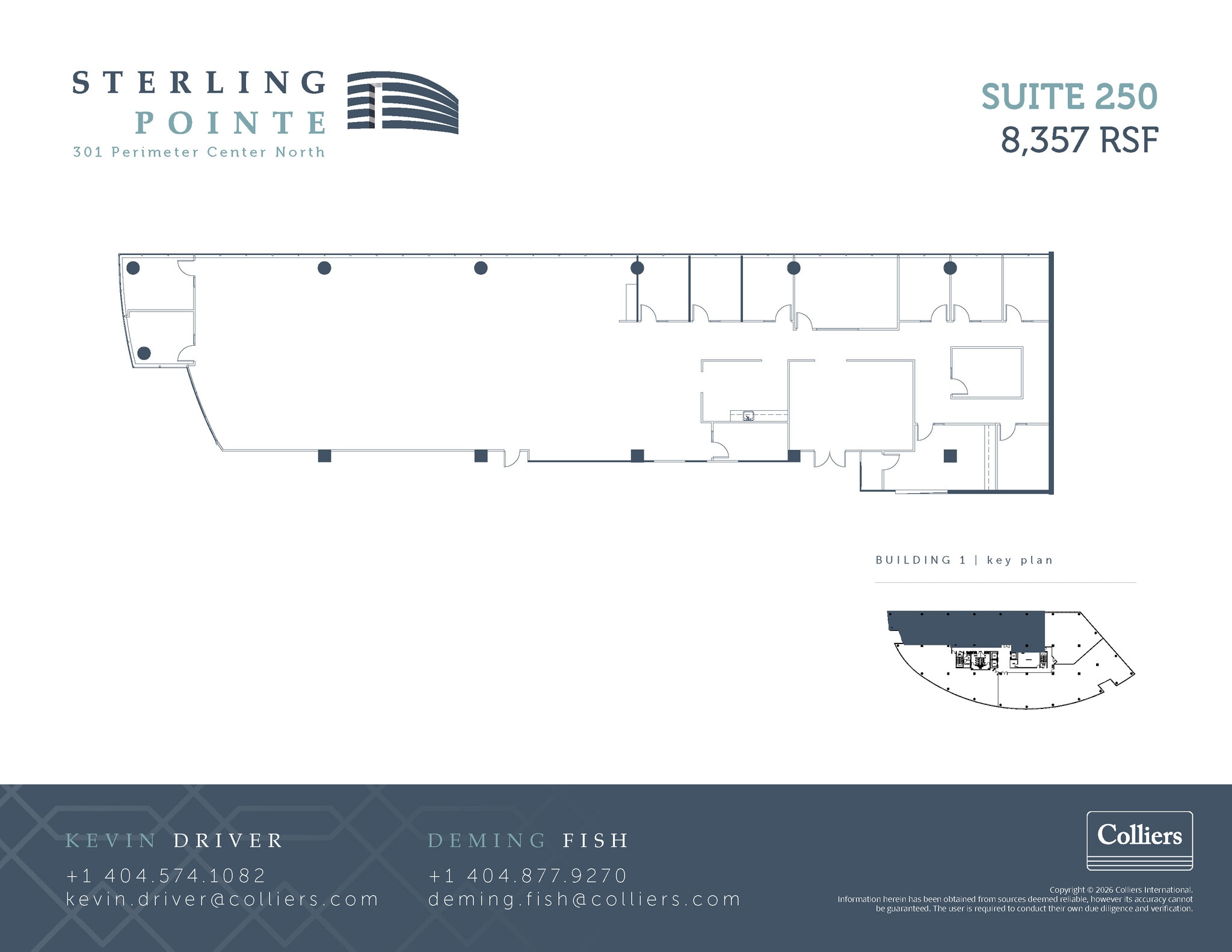 301 Perimeter Ctr N, Atlanta, GA à louer Plan d’étage– Image 1 sur 1