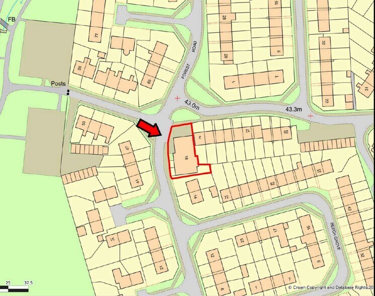 18A Forest Rd, Northallerton à vendre - Plan de site – Image 3 sur 3