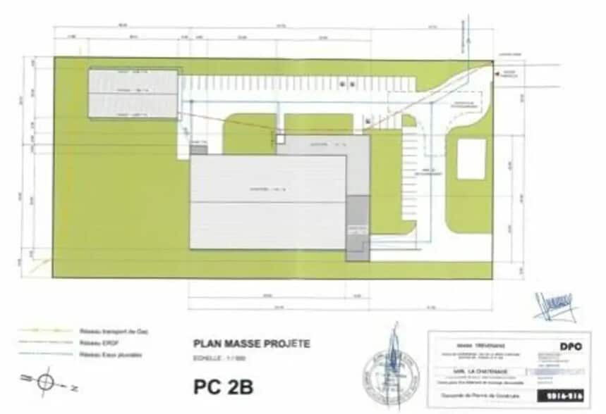 Local d’activités dans Trévenans à louer - Plan de site – Image 3 sur 4