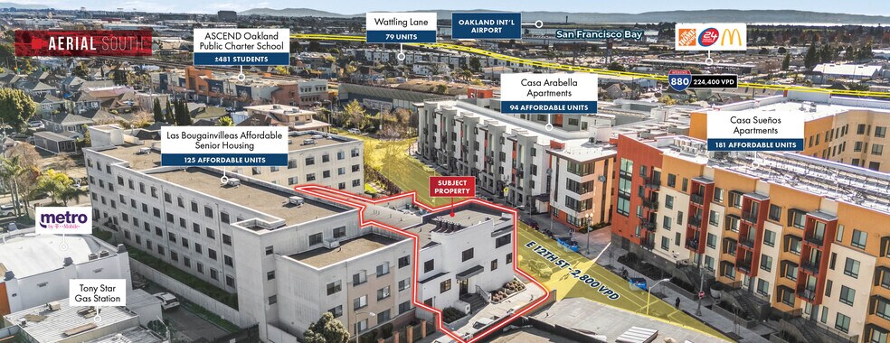 1228 36th Ave, Oakland, CA à vendre - Aérien – Image 2 sur 8