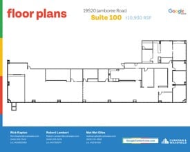 19520 Jamboree Rd, Irvine, CA à louer Plan d’étage– Image 1 sur 1