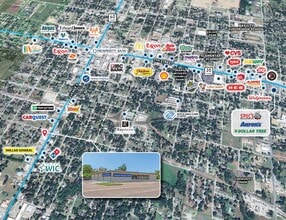 2900 Avenue F, Bay City, TX - VUE AÉRIENNE  vue de carte