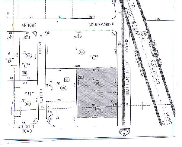 1700-1710 S Butterfield Rd, Mundelein, IL à louer - Plan cadastral – Image 2 sur 5