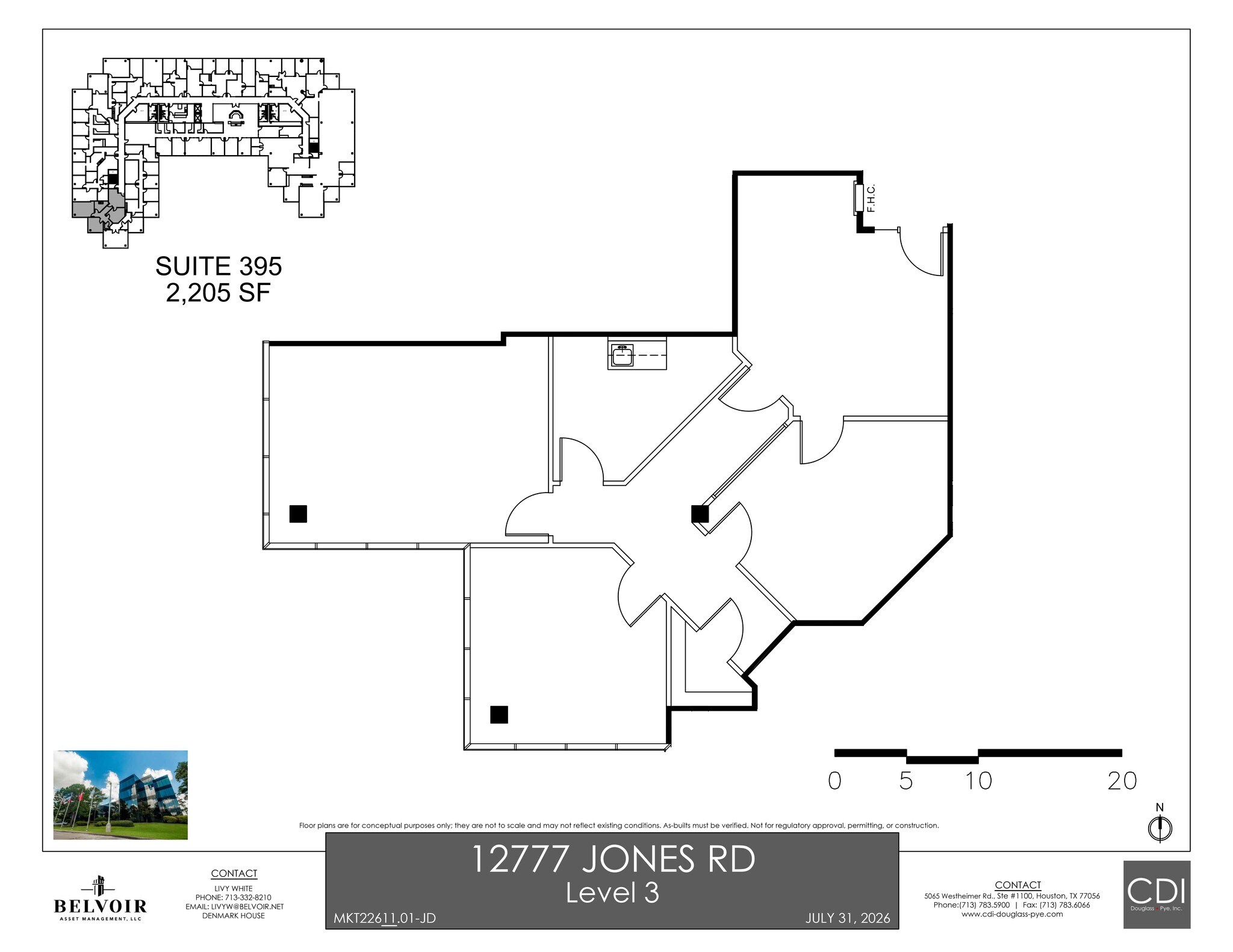 12777 Jones Rd, Houston, TX à louer Plan de site– Image 1 sur 1