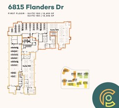 6815 Flanders Dr, San Diego, CA à louer Plan d’étage– Image 1 sur 1