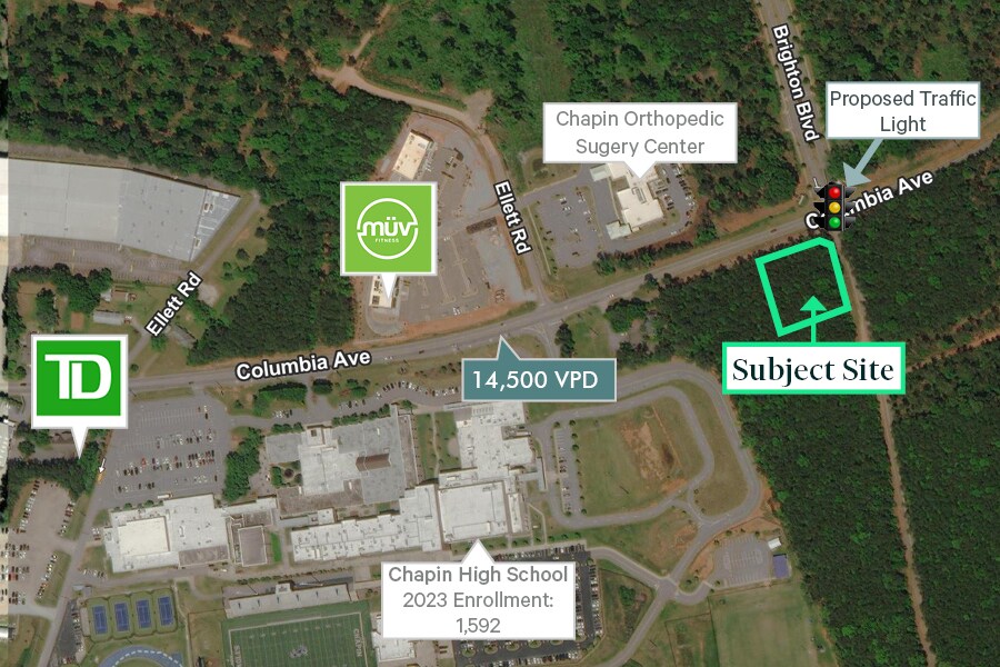 Columbia Avenue & Woodthrush rd, Chapin, SC à vendre Photo principale– Image 1 sur 2