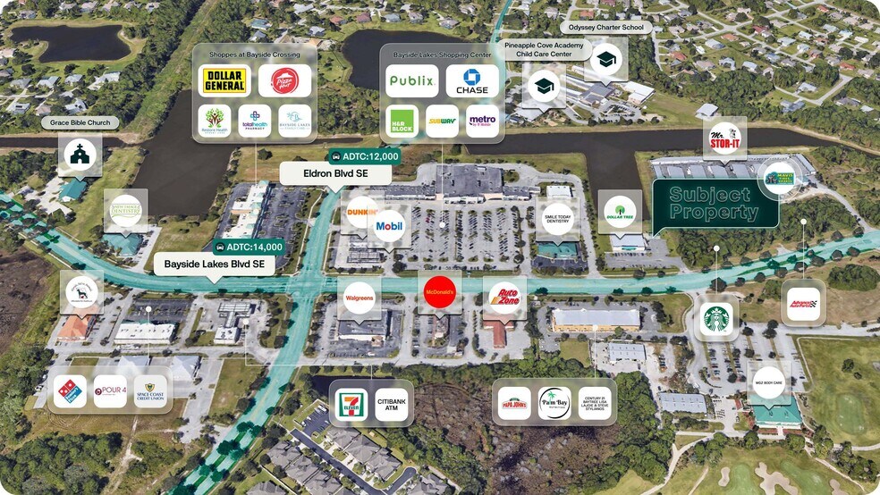 3380 Bayside Lakes Blvd SE, Palm Bay, FL à vendre - Photo de l’immeuble – Image 2 sur 2