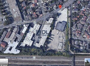 Drancy, SSD - Vue aérienne vue de carte