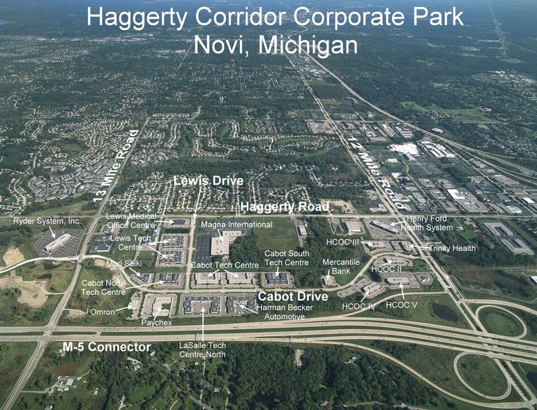 29050 Cabot Dr, Novi, MI à vendre - Aérien – Image 2 sur 14