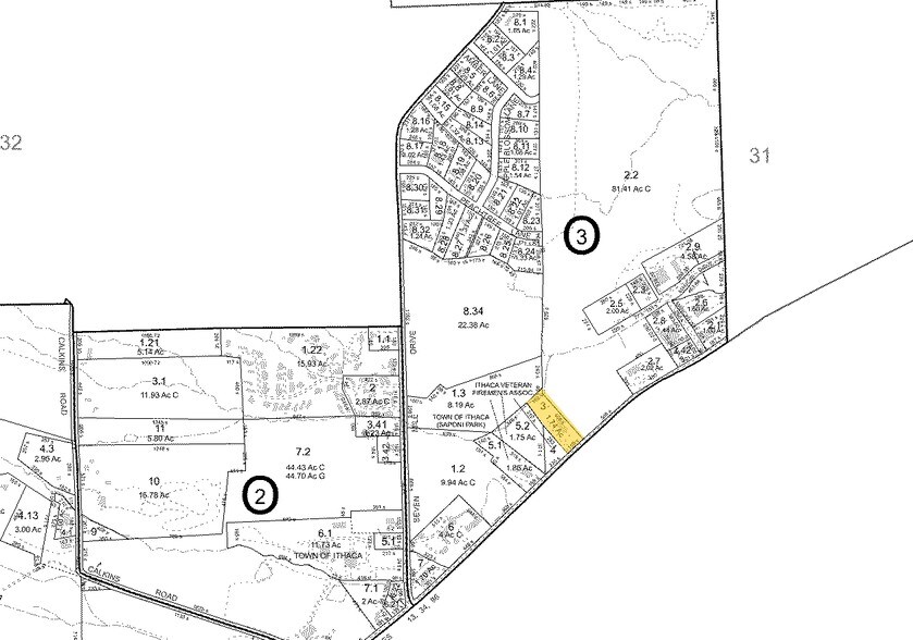 630 Elmira Rd, Ithaca Coll, NY à louer - Plan cadastral – Image 2 sur 2