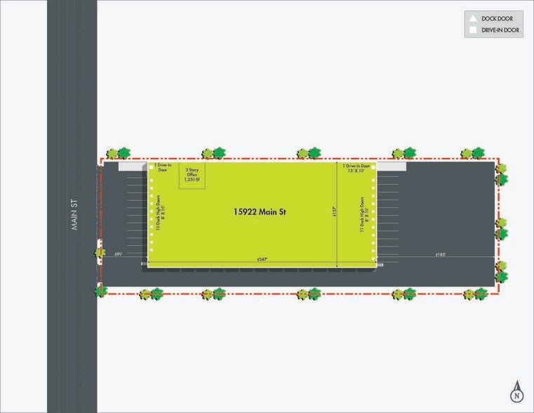 2121 E Del Amo Blvd, Rancho Dominguez, CA à vendre - Plan de site – Image 2 sur 3