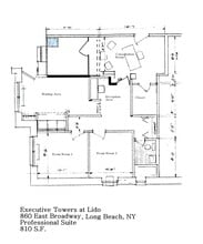854-860 E Broadway, Long Beach, NY à louer Plan d’étage– Image 1 sur 1