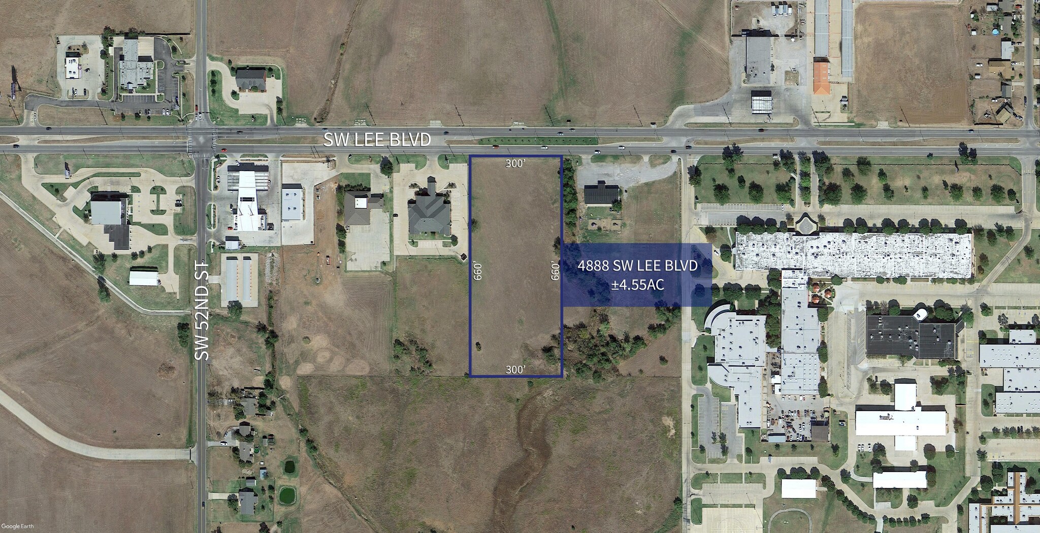 4888 SW Lee Blvd, Lawton, OK à vendre Aérien– Image 1 sur 3