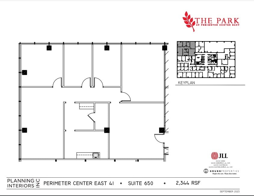 41 Perimeter Ctr E, Atlanta, GA à louer Plan d’étage– Image 1 sur 1
