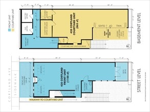 420 Cortland Ave, San Francisco, CA à louer Plan de site– Image 1 sur 2