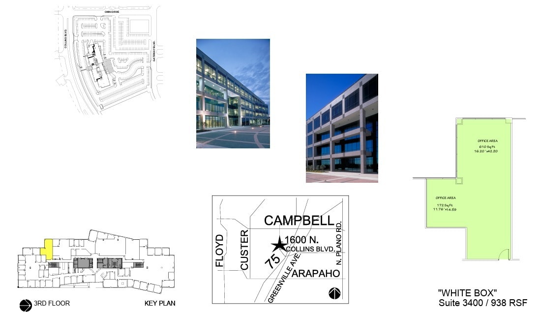 1600 N Collins Blvd, Richardson, TX à louer Plan d’étage– Image 1 sur 1