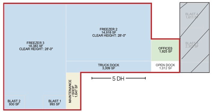 275 Cold Storage Rd, Lumberton, NC à louer - Plan d’étage – Image 3 sur 6