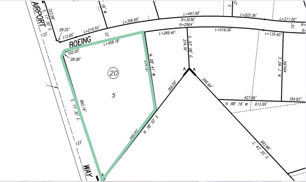 1422-1510 Boeing Way, Stockton, CA à vendre - Plan cadastral – Image 3 sur 5