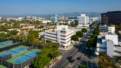 291 S La Cienega Blvd, Beverly Hills, CA - VUE AÉRIENNE  vue de carte