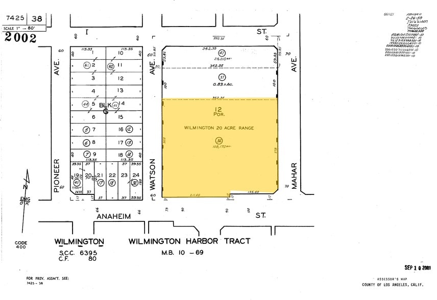 1331 E Anaheim St, Wilmington, CA à louer - Plan cadastral – Image 3 sur 3