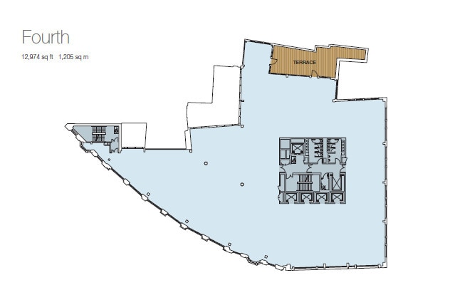 40 Gracechurch St, Londres à louer - Plan d’étage – Image 2 sur 4