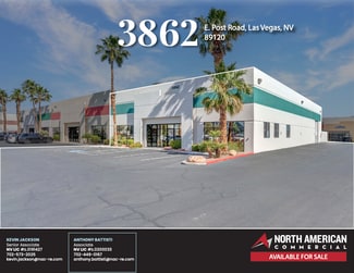 Plus de détails pour 3862 E Post Rd, Las Vegas, NV - Industriel/Logistique à vendre