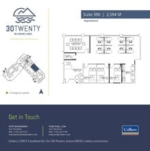 3020 E Camelback Rd, Phoenix, AZ à louer Plan d’étage– Image 2 sur 2