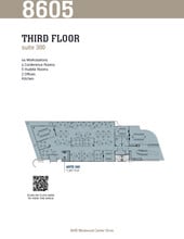 8605 Westwood Center Dr, Vienna, VA à louer Plan d’étage– Image 1 sur 1