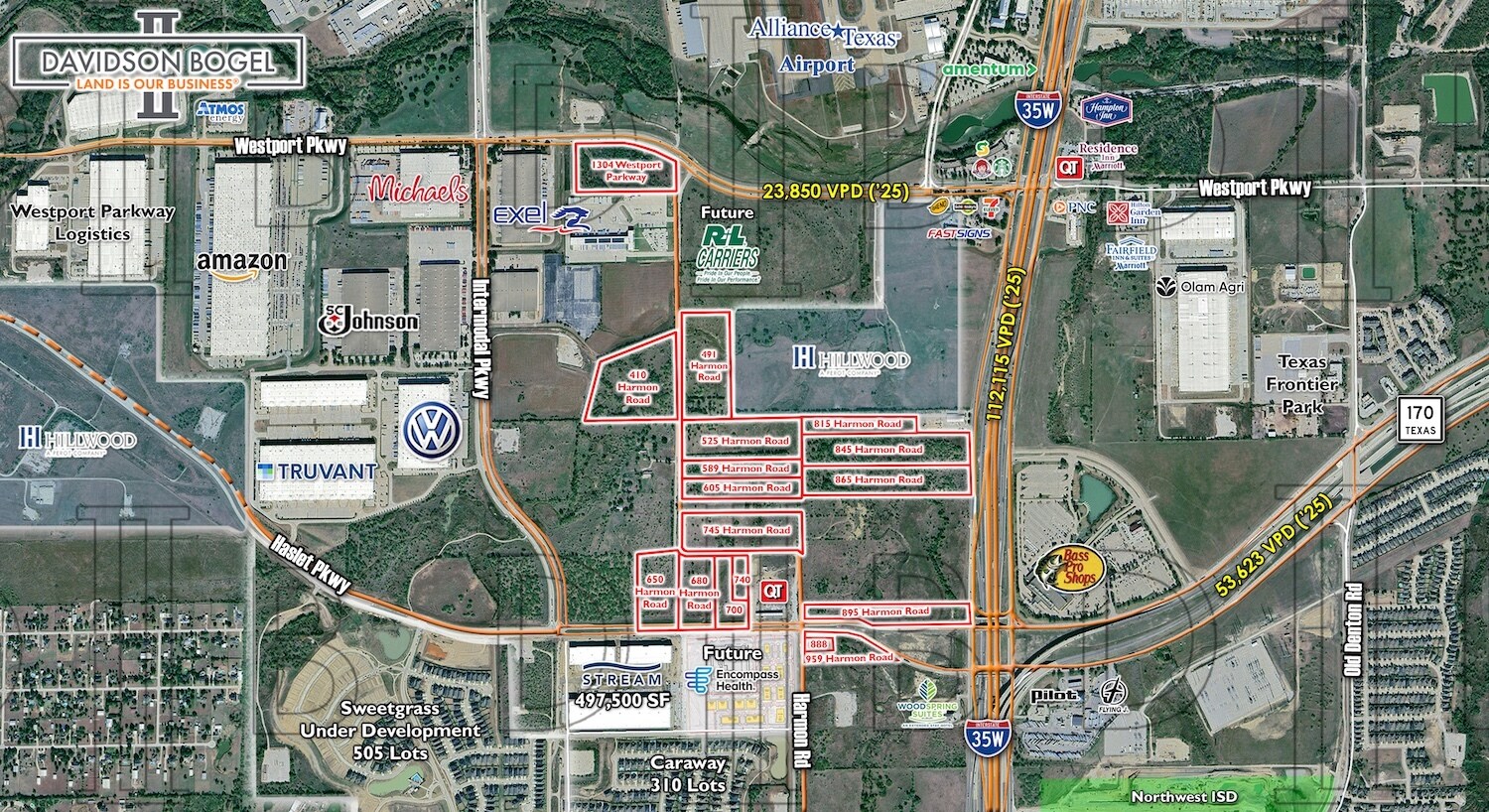 Alliance Airport: Noise Mitigation Land, Fort Worth, TX à vendre Photo de l’immeuble– Image 1 sur 3