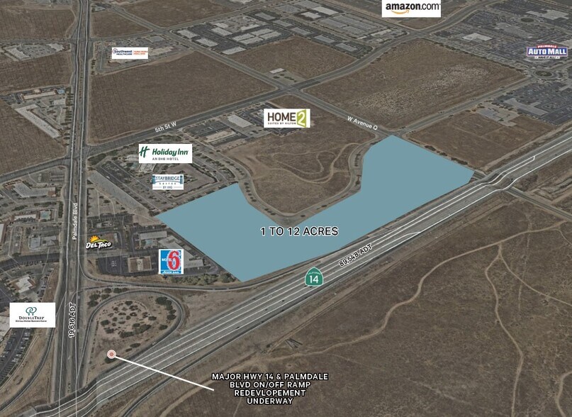 SWC Hwy 14 & W Ave Q, Palmdale, CA à vendre - Photo de l’immeuble – Image 2 sur 4