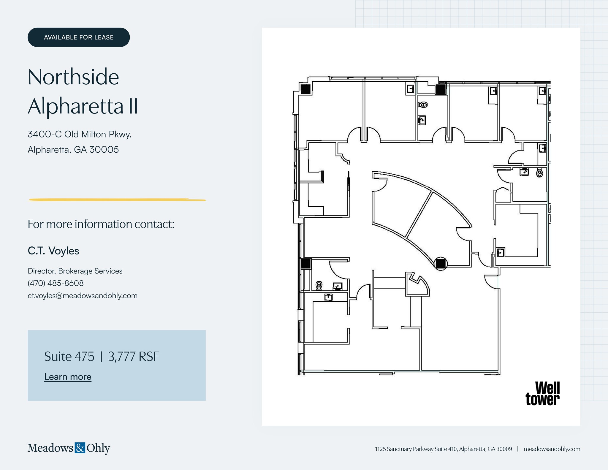3400 Old Milton Pky, Alpharetta, GA à louer Plan de site– Image 1 sur 2