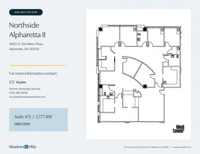 3400 Old Milton Pky, Alpharetta, GA à louer Plan de site– Image 1 sur 2