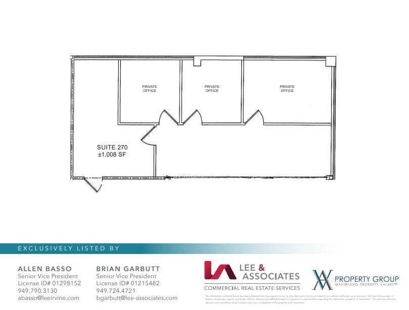 2755 Bristol St, Costa Mesa, CA à louer Plan d’étage– Image 1 sur 1