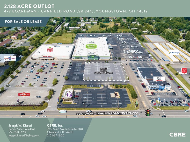 472 Boardman Canfield Rd, Boardman, OH à louer - Photo de l’immeuble – Image 1 sur 4