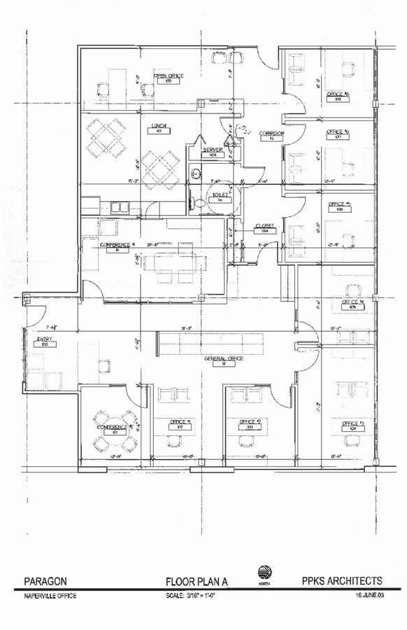 1730 Park St, Naperville, IL 60563 - Lot 100 - - Plan d’étage - Image 1 of 9