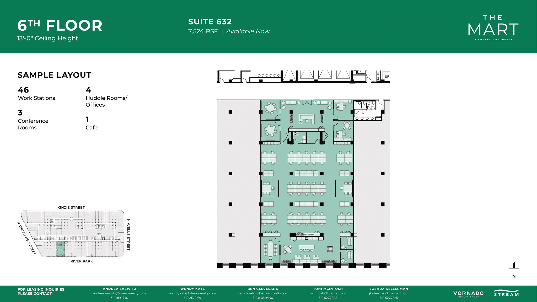 222 Merchandise Mart Plz, Chicago, IL à louer Plan d’étage– Image 1 sur 2